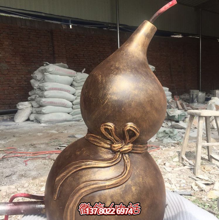 萬用銅雕葫蘆，集家居裝飾、鎮宅辟邪、雕塑藝術于一體