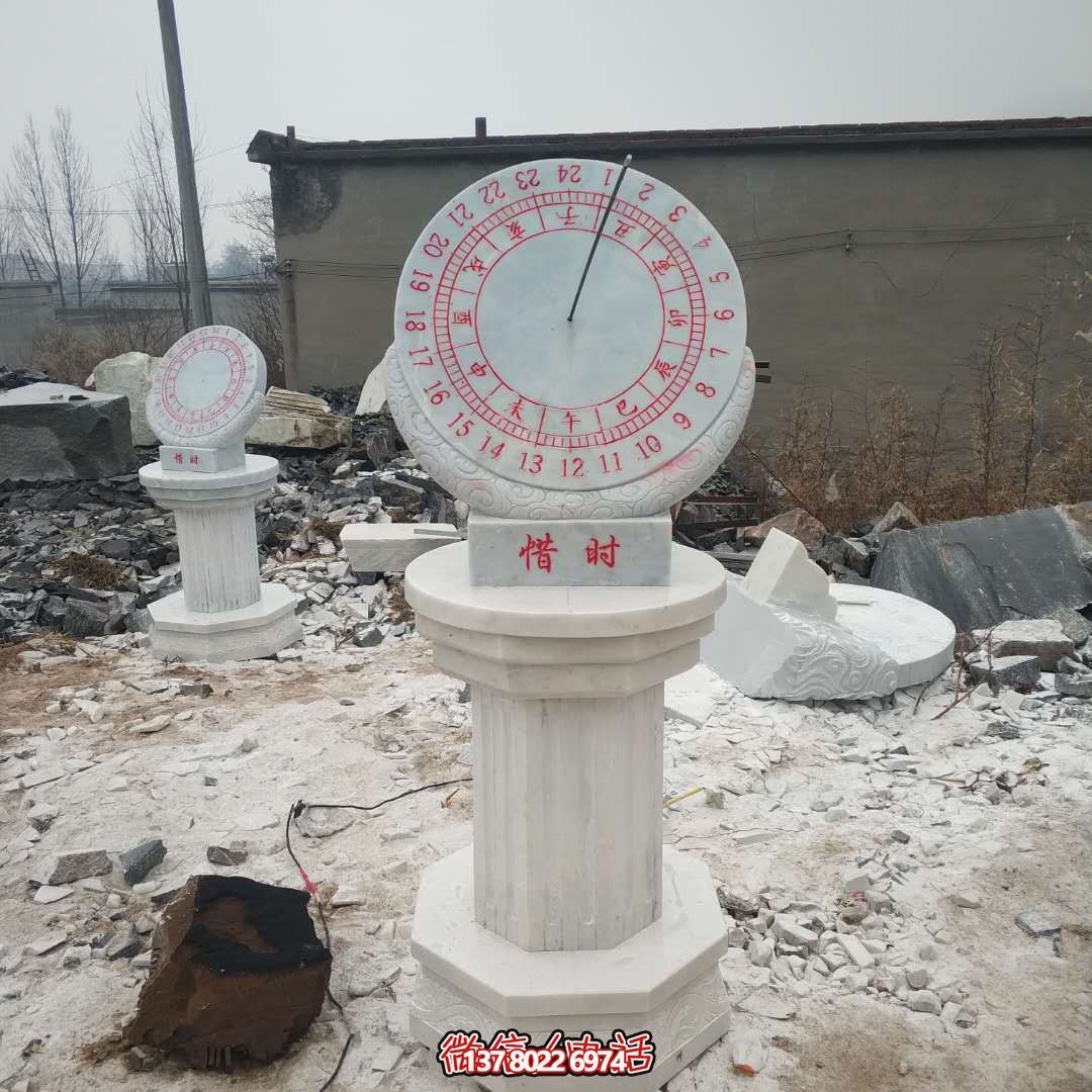 石質日晷雕塑，讓景區更加創意美觀！