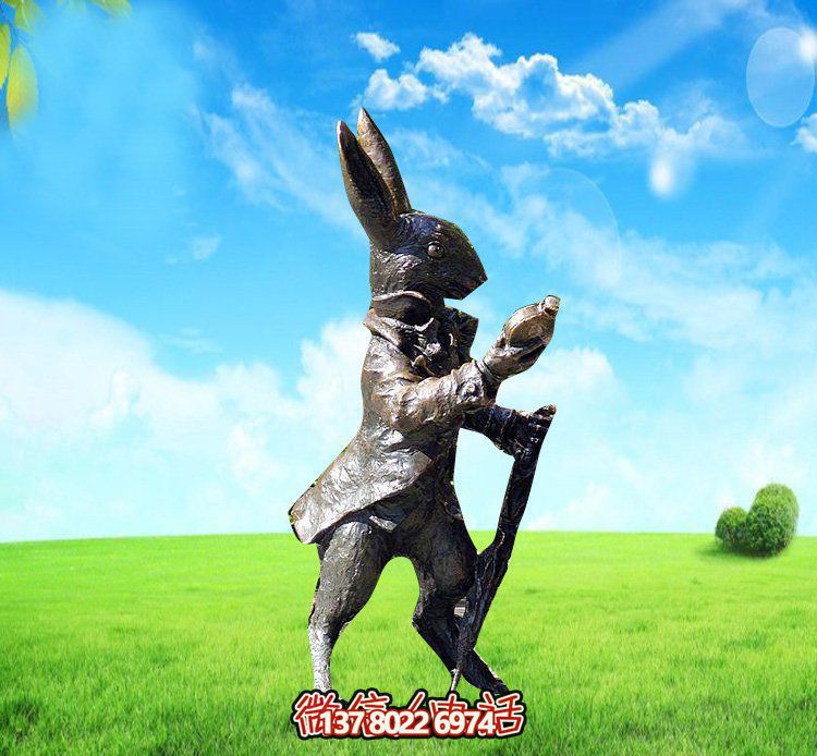 玻璃鋼兔子雕塑，裝飾你的草坪，讓你的個性閃耀