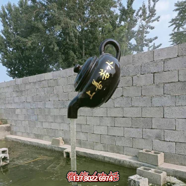 玻璃鋼懸空流水擺件，室外裝飾藝術精品