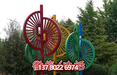 鏤空不銹鋼風(fēng)車雕塑